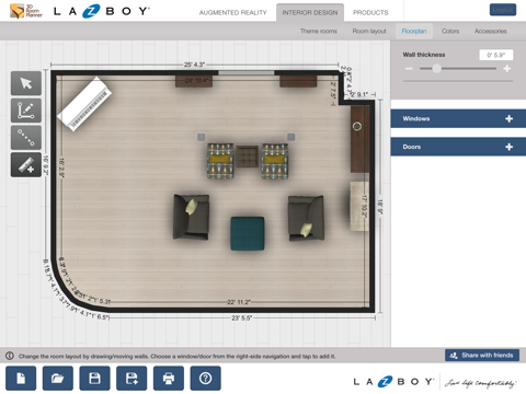 La-Z-Boy 3D Room Planner screenshot 2