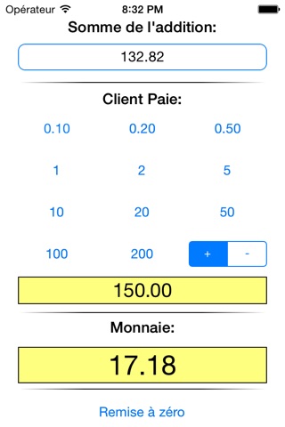 Change Calculator screenshot 2