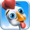 Tap and hold to make a bridge for the rooster to cross