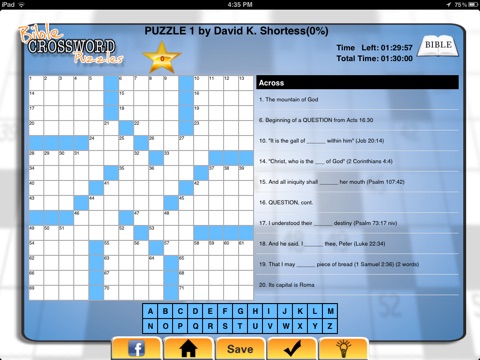 Bible Crossword Puzzles screenshot 3