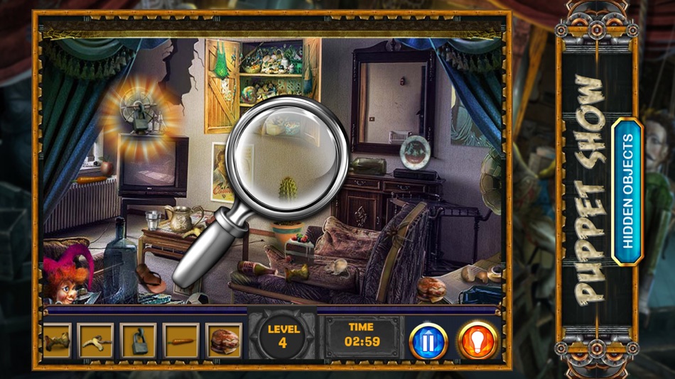 #4. Puppet Show : Hidden Objects Ultimate (iOS) 由: Ajaysinh Jadeja
