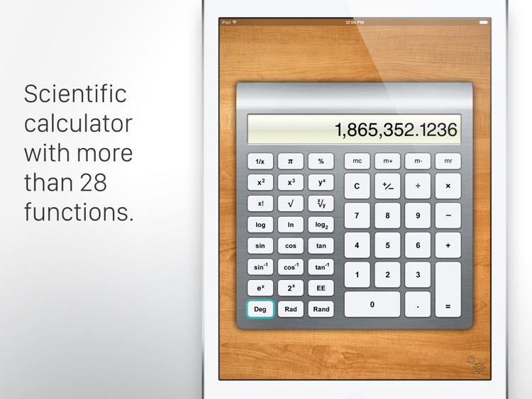 Calculator HD for iPad screenshot-3