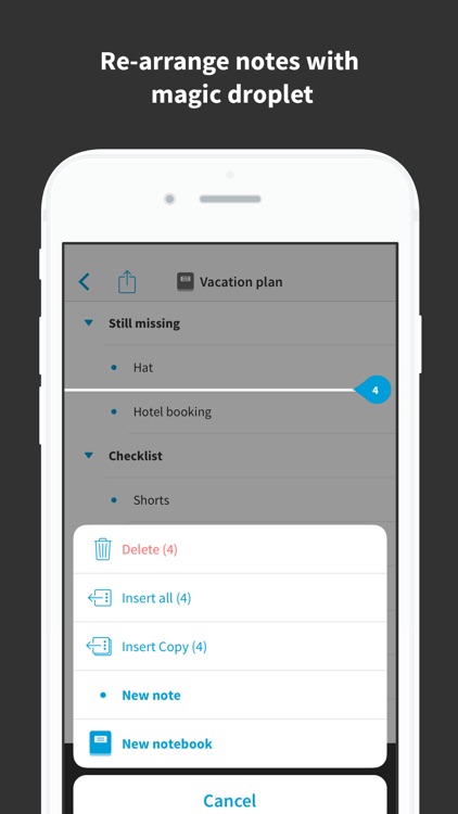Droplet: Notes + Lists + Outlines by Appchance