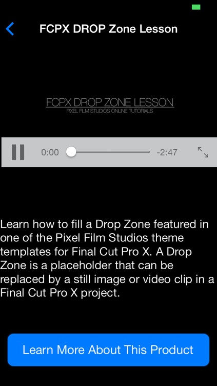 Pixel Film School For Final Cut Pro X