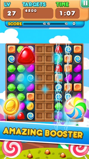 Candy Smash - 3 match puzzle yummy mania game(圖4)-速報App