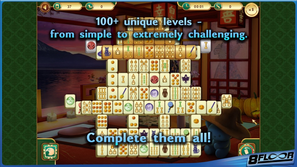 #3. Halloween Spooky Mahjong Free (iOS) 由: 8Floor