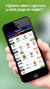 FutbolTV: Los horarios del fútbol en TV screenshot #1 for iPhone
