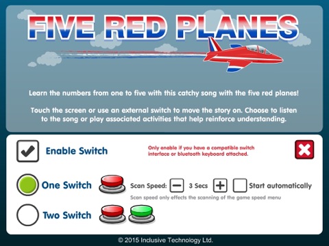 Five Red Planes iPad screenshot