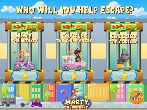 Monkey Misfits: The Great Zoo Break Out Free HD screenshot 2