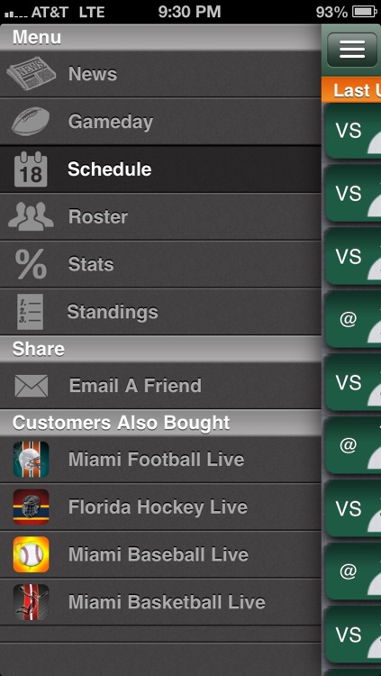 Miami Canes Football Live