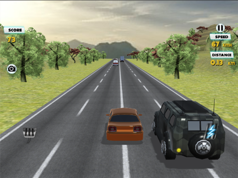 Real Traffic Racer Drag Speed Highway : 3d Racing Game iPad screenshot