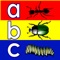 Learn a-z through creepy crawlies starting with every letter of the alphabet such as ant, dragonfly, ladybug and many more