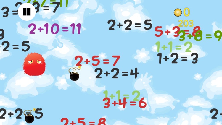 Furry Math Friends – Mathematics game for children to learn algebra, calculation and addition for preschool, kindergarten or elementary school