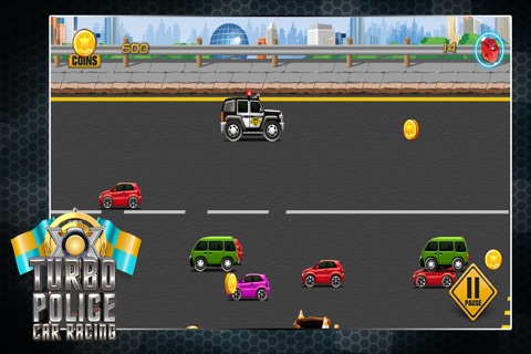 Turbo Police Racing Car : Full Throttle - by Top Free Fun Games screenshot 4