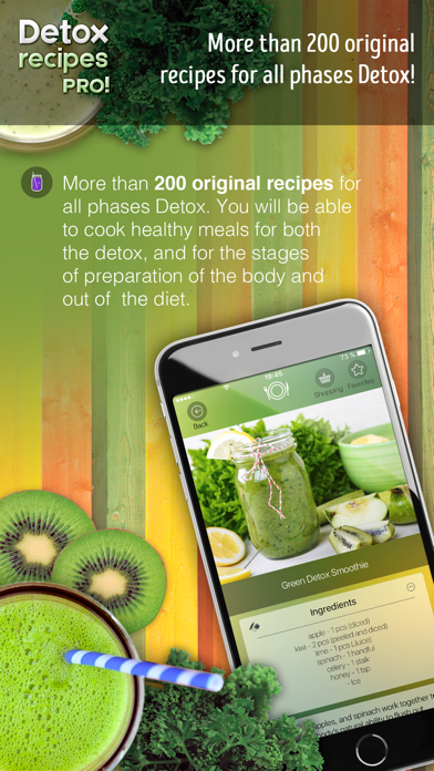 Detox Recipes Pro! - Smoothies, Juices, Organic food, Cleanse and Flush the body! Screenshot