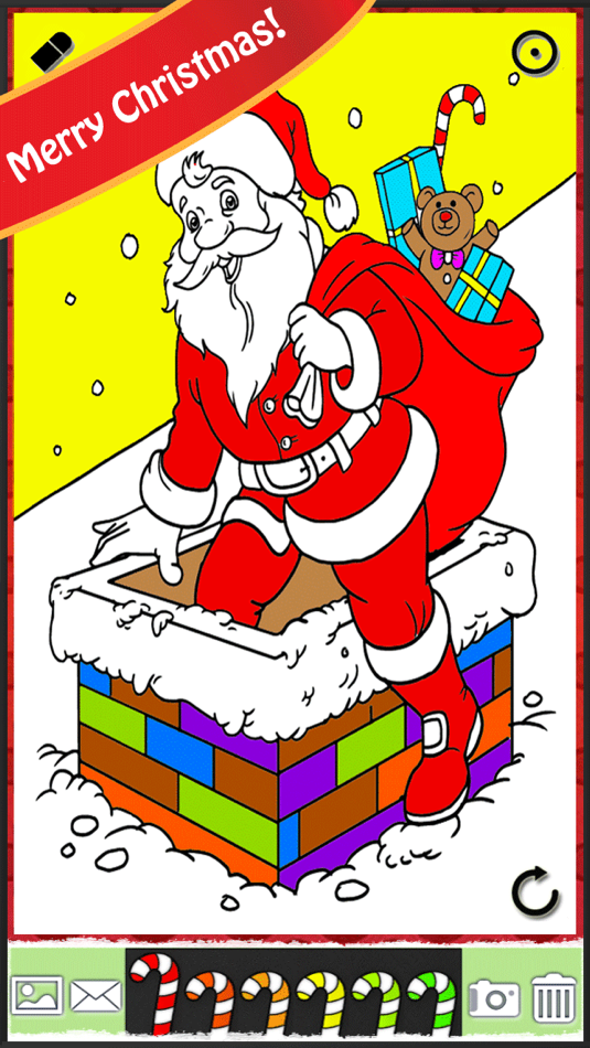 Christmas Coloring Book FREE: Snowy Xmas, Snowflakes, & Santa Claus Edition - 1.01 - (iOS)