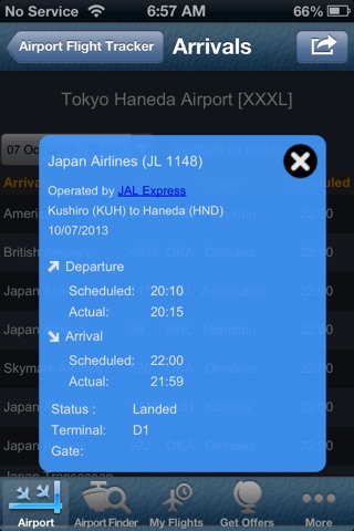 Tokyo Haneda Airport + Flight Tracker screenshot 3