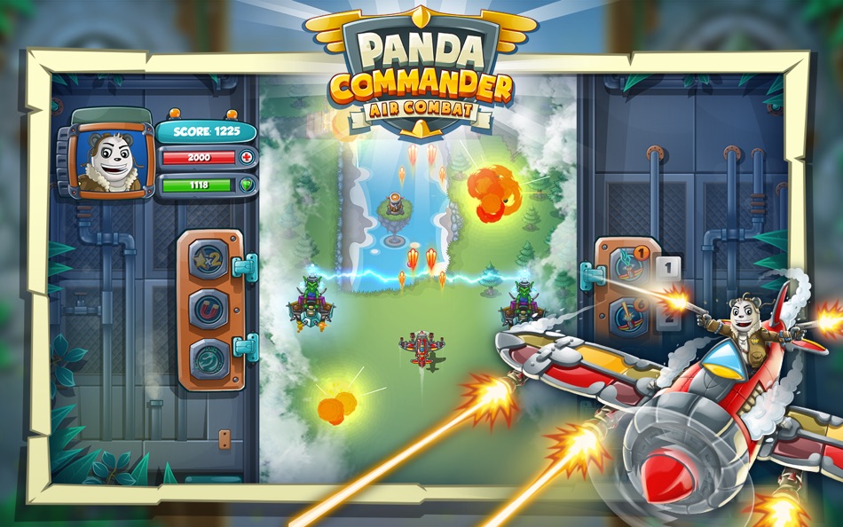 Panda Commander Air Combat: Sky Fighter Shooting Force Attack - 1.0 - (macOS)