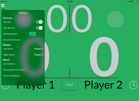 Screenshot #5 pour Remote Scoreboard - Table Tennis