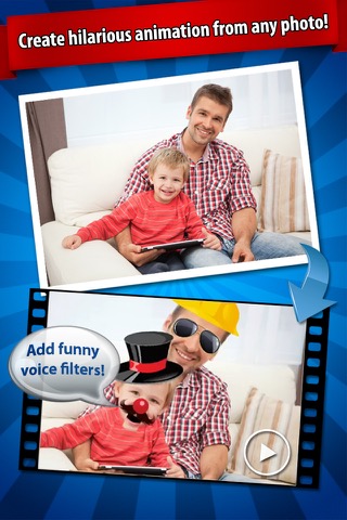 iFunFace - Talking Photos, eCards and Funny Videosのおすすめ画像1