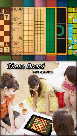 Chess Board All Two-player game chess,chinese chess,go,othello,tic-tac-toe,animal,gomokuのおすすめ画像1