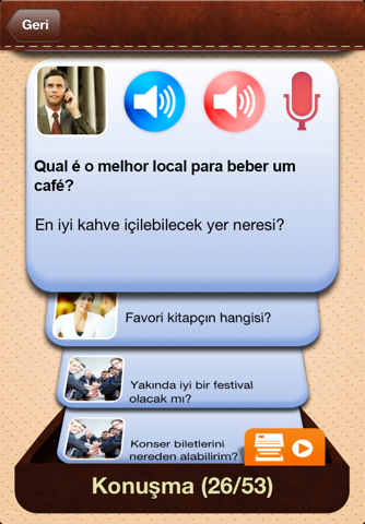 iTalk Brazilian: Conversation guide - Learn to speak a language with audio phrasebook, vocabulary expressions, grammar exercises and tests for english speakers HD screenshot 3