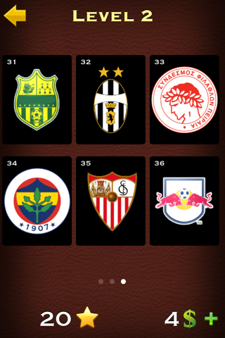 Football Trivia: World Teams Logos screenshot 2