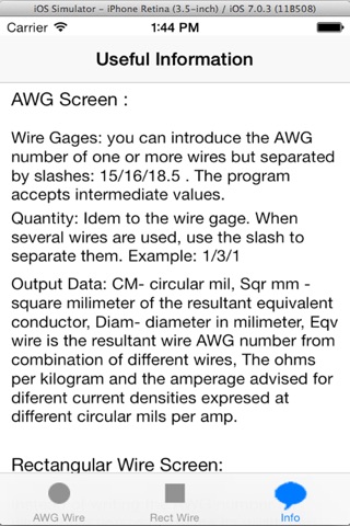 Wires_AWG screenshot 4