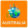 Australia Off Vector Map - Vector World