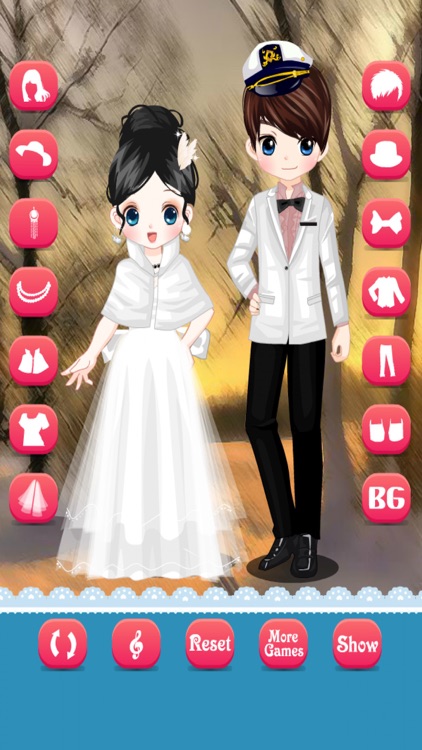 梦幻冬季婚礼换装