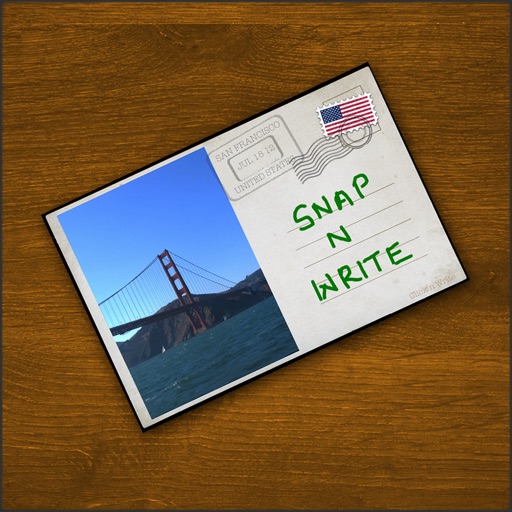 Snap n Write (Click Photo, Write Message, Draw, Doodle, Share Postcard)