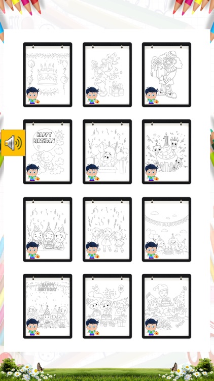 Doğum Günü Boyama Kitabı - Minik Bilge Doğum Gününü Boyama Yaparak Kutluyor screenshot-4
