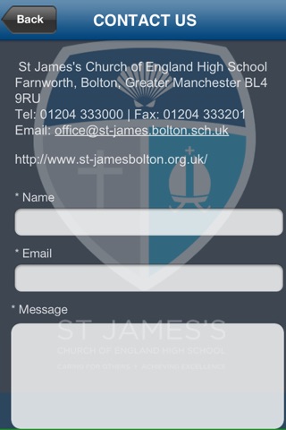 St James's CE School and Sports College screenshot 4