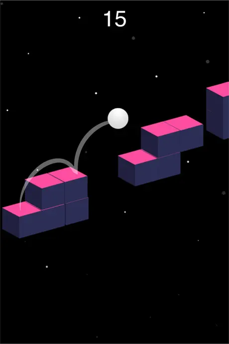 Ball Jump 100 On The Blocky Platform Pro