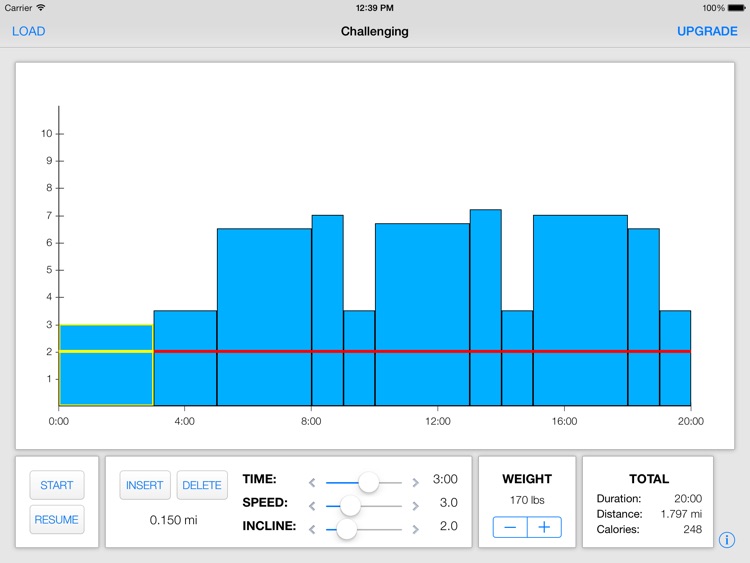 Treadmill Interval Running Lite
