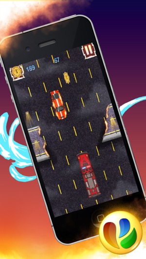 消防車賽 - 免費消防隊員賽車遊戲, Fire Truck Race - Free Firefighters Racin(圖4)-速報App