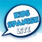 Kid's Spanish helps young kids learn basic Spanish in an fun and interactive way