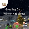 3D Greeting Card - Winter Happiness