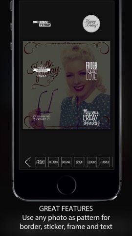 Friday Candy : 最良 ハッピー・フライデー & 幸せな週末 カメラ - 刺激的なステッカー、フレーム、クリエーティブにのおすすめ画像3