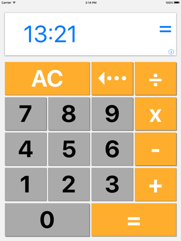 Hours & Minutes Calculator iPad screenshot 4 - Utilities app
