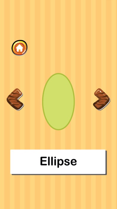 2D Shapes Flashcards: English Vocabulary Learning Free For Toddlers & Kids! iPhone screenshot
