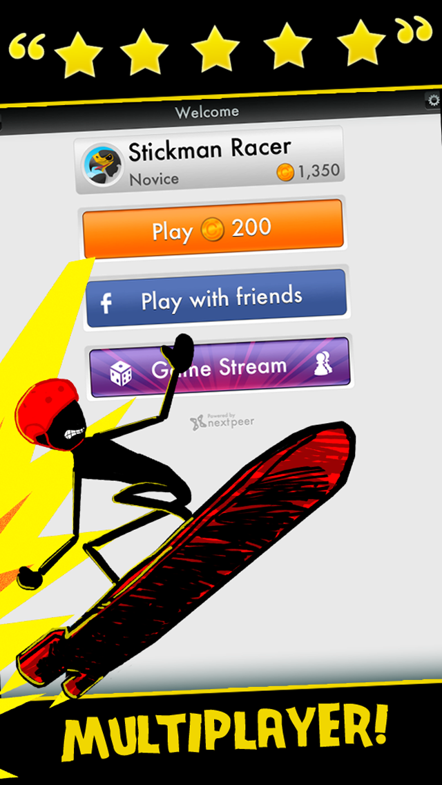 Screenshot #3 pour Planche à roulettes volant plaisir - course gratuite Jeu - les meilleurs jeux pour iPhone et iPad Applications