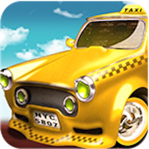 Angry Taxi Grandpa Free -Extreme Nitro Car Drag Race icon