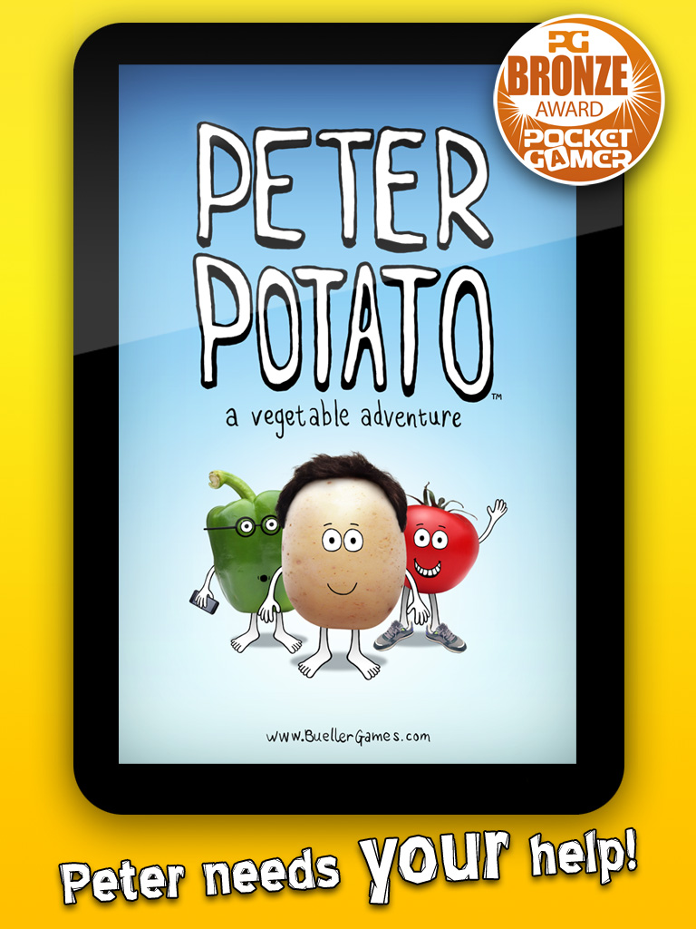 Peter Potato Lite - free vegetable mini games for kids