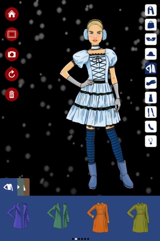 Christmas Walks!! Dress Up, Make Up and Hair Styling game for girls screenshot 3