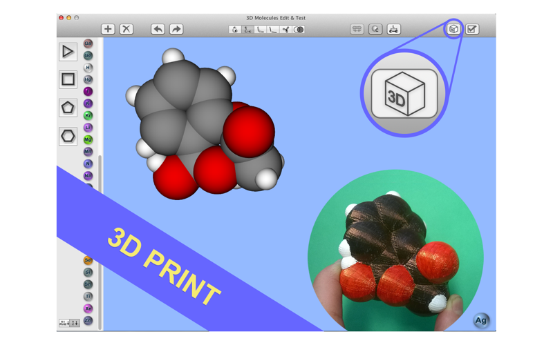 3D Molecules Edit &amp; Test thumbnail 1