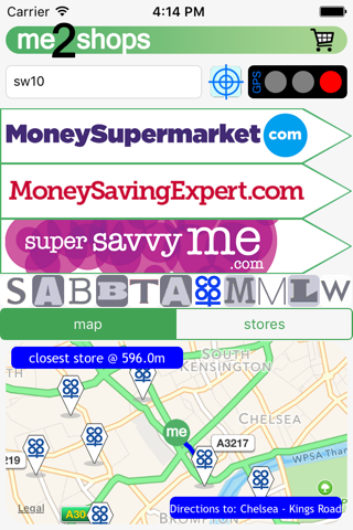 me 2 shops UK supermarkets screenshot 3