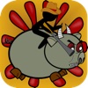 Monster Zombie Pig Rodeo