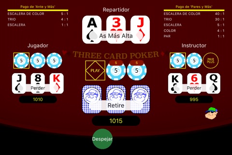 Casino Coach Three Card Poker screenshot 2