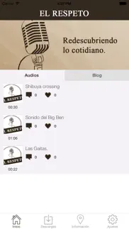 el respeto iphone capturas de pantalla 1